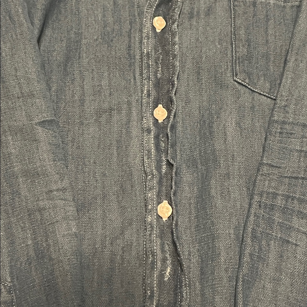 Frank & Eileen | Mary Classic Shirtdress | Vintage Stonewashed Indigo | Size XS - Picture 9 of 9